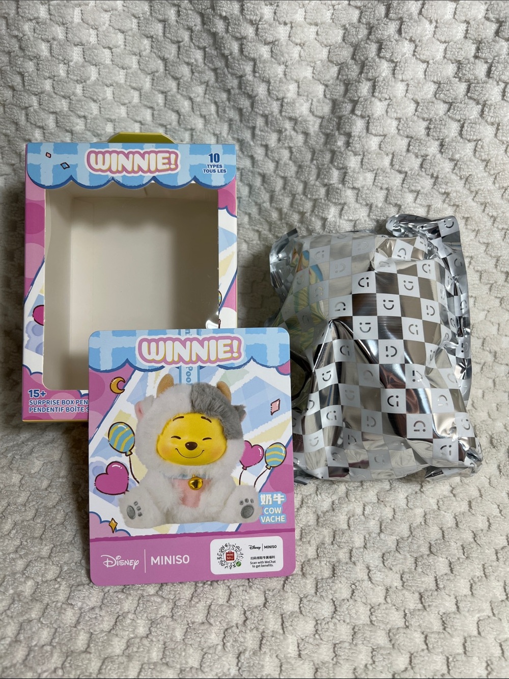Winnie! Disney x Miniso Plush Pendant - COW